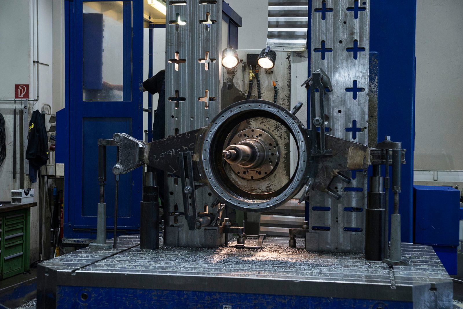 3-Achs TOS Bohrwerk für Großbearbeitung und Zerspanung im Sondermaschinenbau und Stahlbau – Bohrwerk Lohnfertigung bei Bock Maschinenbau Lorch