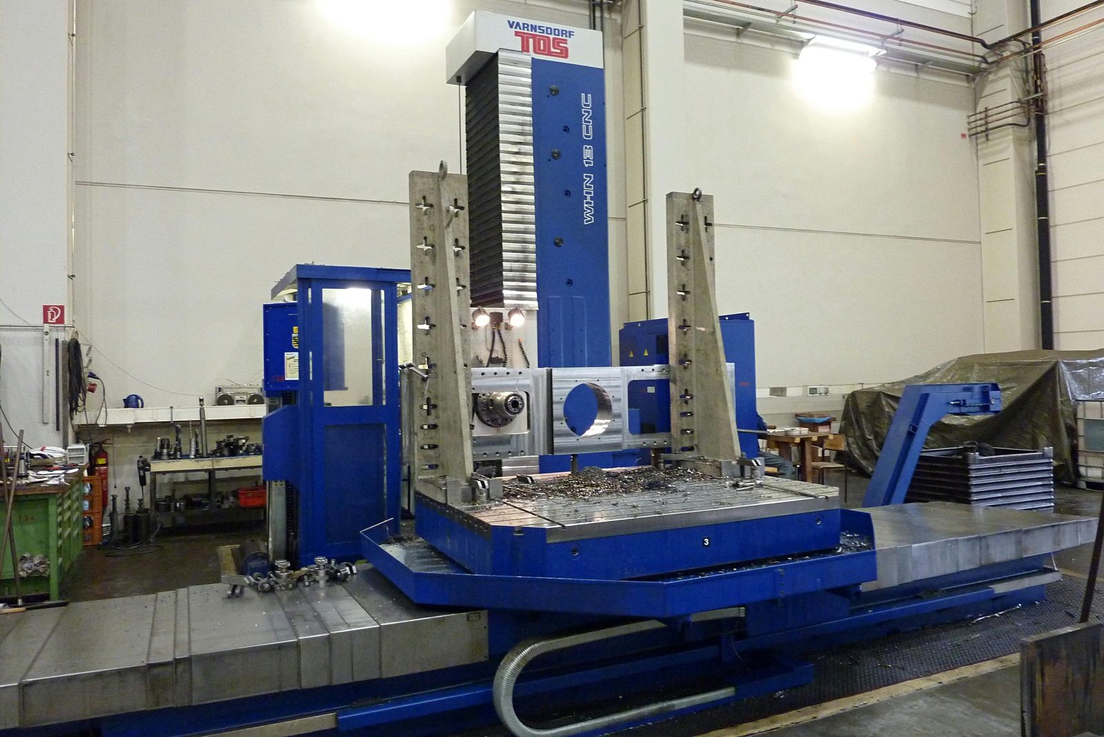 TOS-Varnsdorf WHN 13 CNC Horizontal-Bohrwerk – Ø 130 mm Spindel, Verfahrweg X 3.500 × Y 2.500 × Z 1.200 mm