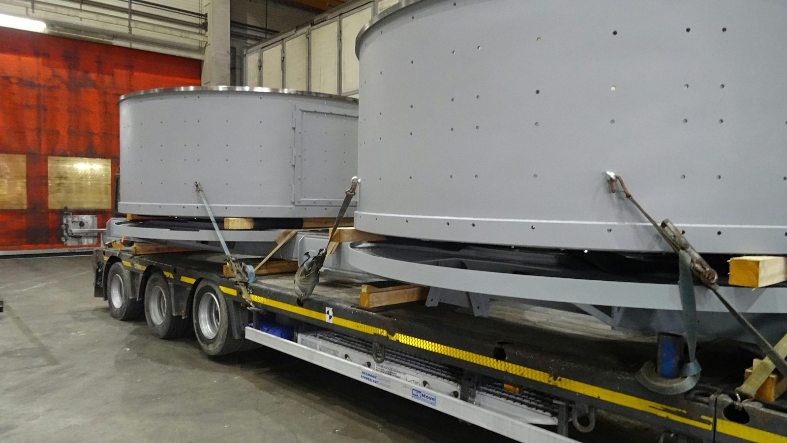 Schwerlastlogistik für Anlagenbau als Komponenten-Zulieferer – Sondermaschinenbau Anlagenbau Bock Maschinenbau GmbH Lorch