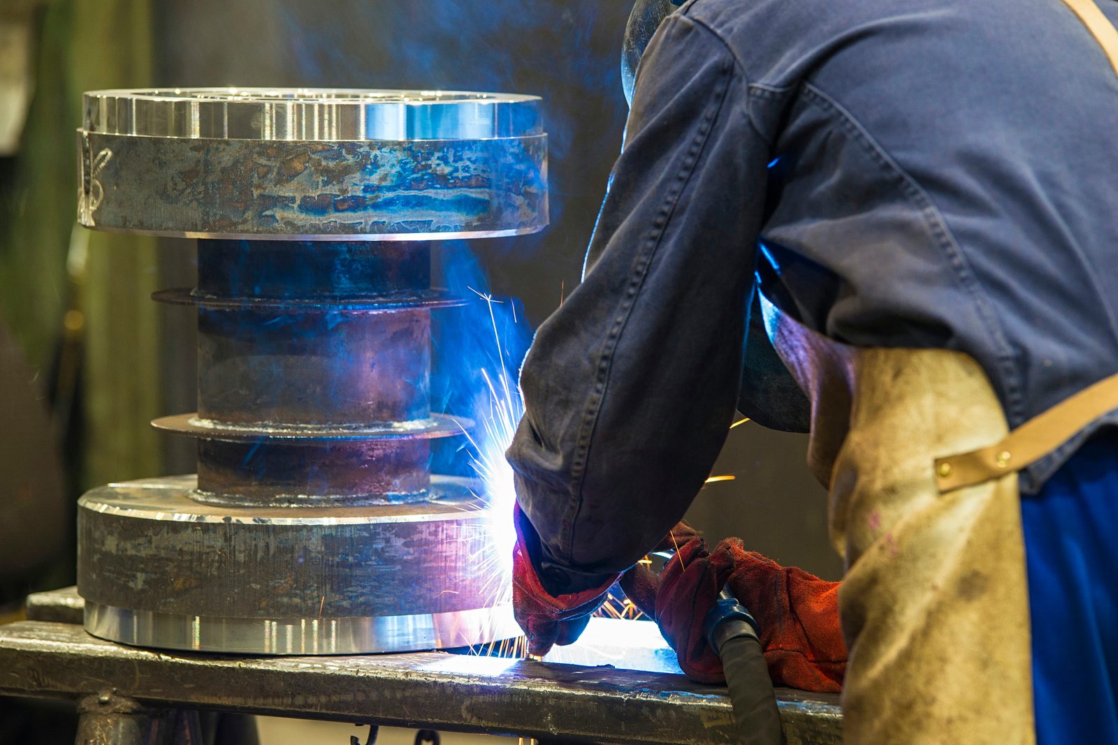 Certified welding specialist for custom machinery and engineered steel fabrications at Bock Maschinenbau GmbH Lorch
