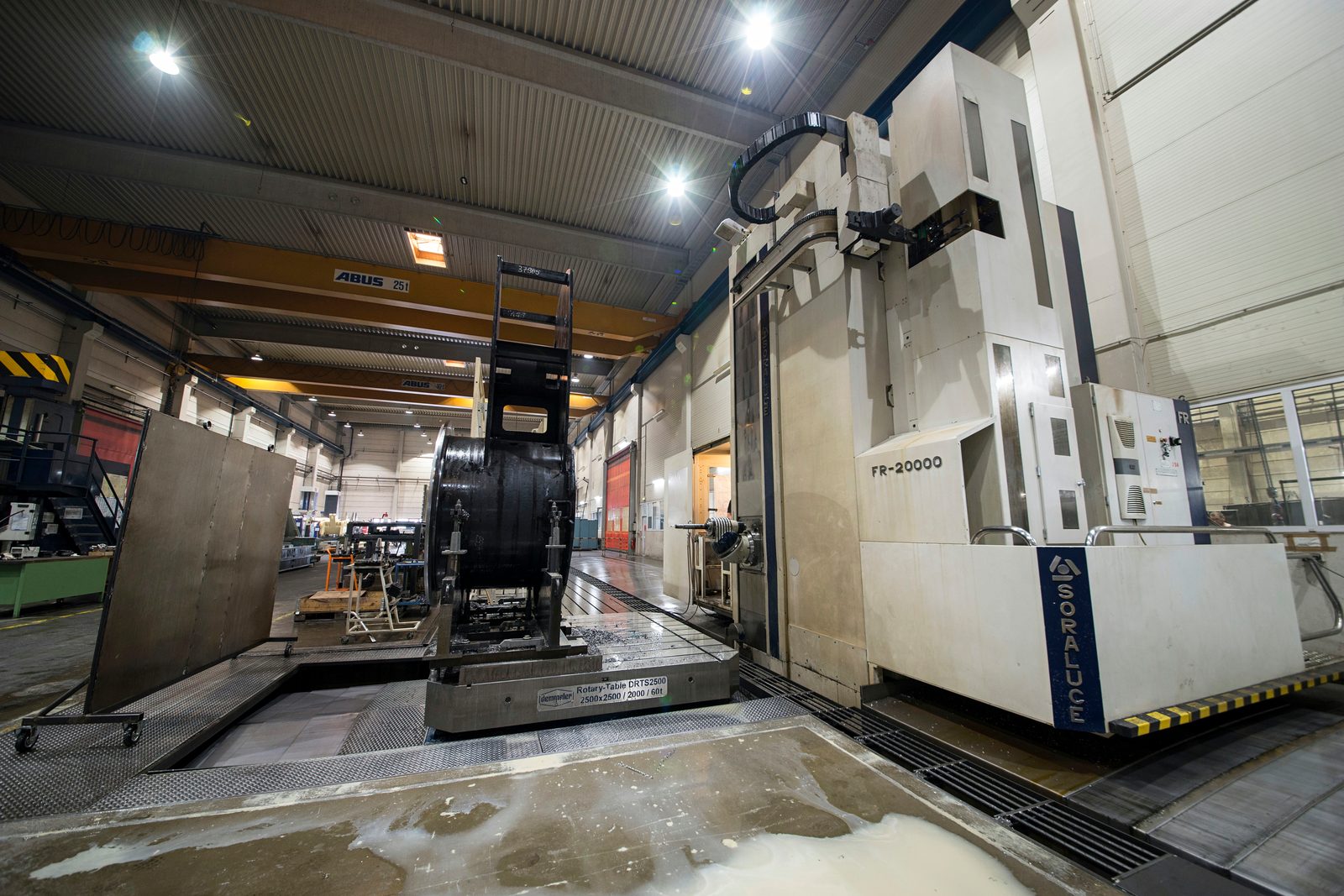 Soraluce column CNC milling center for custom machinery full manufacturing at Bock Maschinenbau